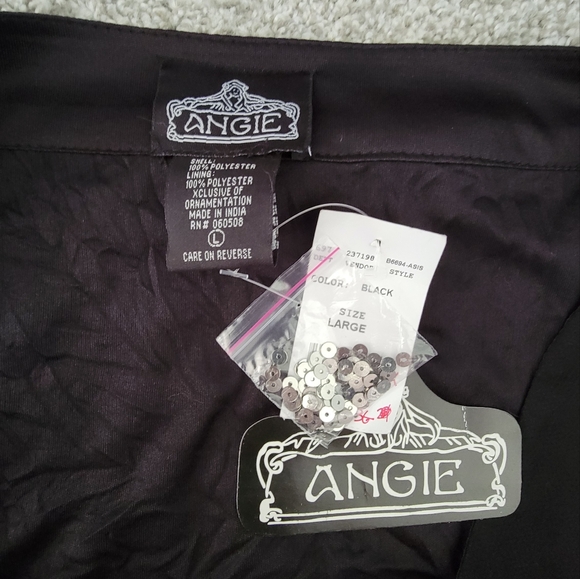 Black Angie Skirt with Sequins - Picture 4 of 6